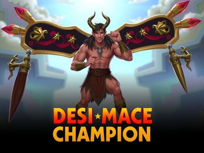 Desi Mace Champion Game Banner